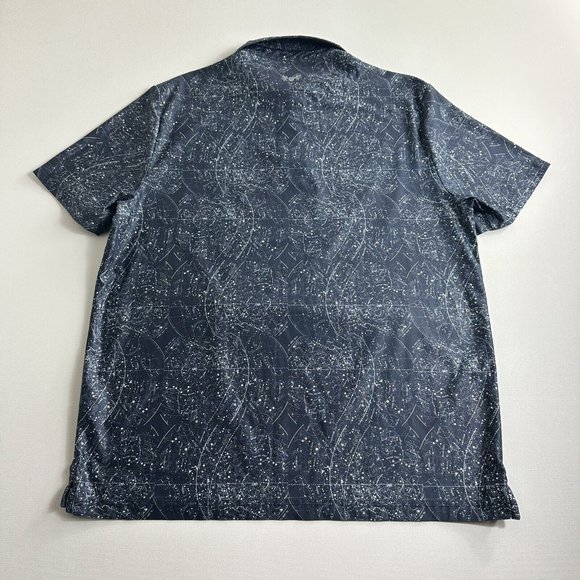Hickey Freeman Golf Polo Shirt Mens Large‎ Moisture Wicking Performance Abstract - Picture 2 of 9